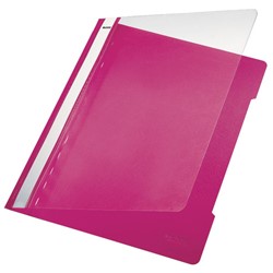 Leitz Standard Plastik Schnellhefter, A4, Fuchsia