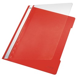 Leitz Standard Plastik Schnellhefter, A4, Rot