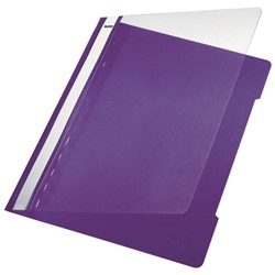 Leitz Standard Plastik Schnellhefter, A4, Violett