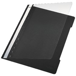 Leitz Standard Plastik Schnellhefter, A4, Schwarz