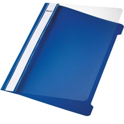 Leitz Standard Plastik Schnellhefter, A5, Blau