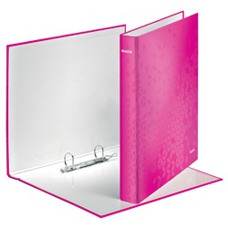 Leitz WOW Ringbuch, A4 Überbreite, Pink