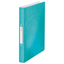 Leitz WOW Ringbuch, A4, Eisblau Metallic