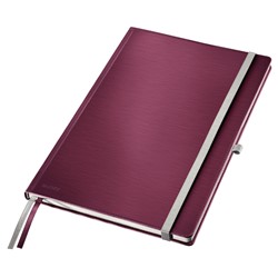 Leitz Style Notizbuch, A4, Liniert, Granat Rot