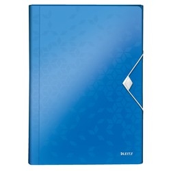 Leitz WOW Projektmappe, A4, Blau Metallic