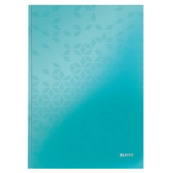 Leitz WOW Notizbuch, A4, Liniert, Eisblau