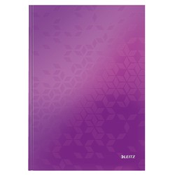 Leitz WOW Notizbuch, A4, Kariert, Violett