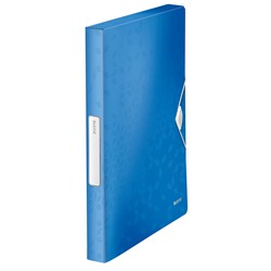 Leitz WOW Ablagebox, A4, Blau Metallic