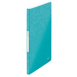 Leitz WOW Sichtbuch, Eisblau Metallic