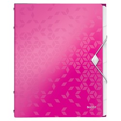 Leitz WOW Ordnungsmappe, A4, Pink Metallic