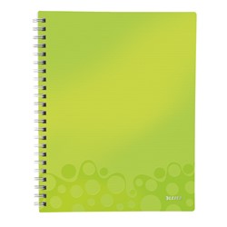 Leitz WOW Get Organised Collegeblock, A4, Kariert, Grün Metallic