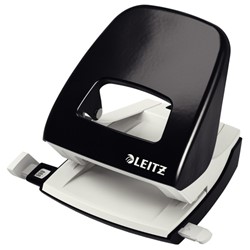 Leitz New NeXXt Bürolocher (Metall), Schwarz