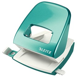 Leitz New NeXXt WOW Bürolocher (Metall), Eisblau Metallic