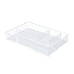 Leitz Schubladeneinsatz für Plus, WOW Cube und Cube Schubladenboxen, Transparent