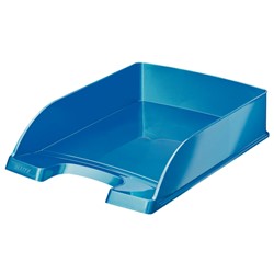 Leitz WOW Briefkorb, A4, Blau Metallic