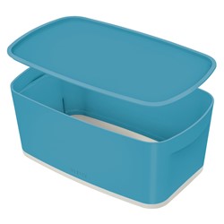 Leitz MyBox Cosy Klein mit Deckel, Aufbewahrungsbox, Blau