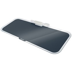 Leitz Cosy Desktop-Memoboard mit Glasoberfläche, Grau