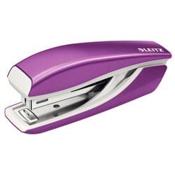 Leitz New NeXXt WOW Mini-Heftgerät (Metall), Violett Metallic