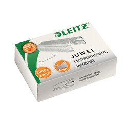 Leitz JUWEL Heftklammern, Schenkellänge 6 mm, 2000 Stück