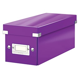 Leitz Click & Store CD Aufbewahrungsbox, Violett