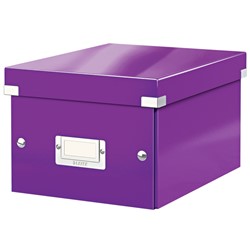 Leitz Click & Store Aufbewahrungs- und Transportbox Klein (Für A5), Violett