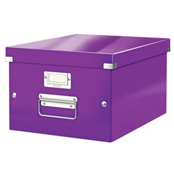 Leitz Click & Store Aufbewahrungs- und Transportbox Mittel (Für A4), Violett