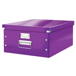 Leitz Click & Store Aufbewahrungs- und Transportbox Groß (Für A3), Violett