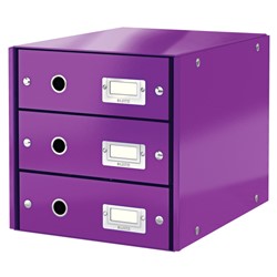 Leitz Click & Store Schubladenset, Violett