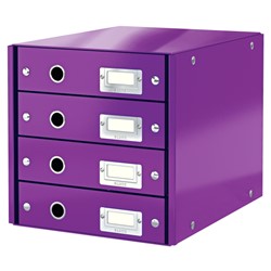 Leitz Click & Store Schubladenset, Violett