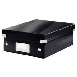 Leitz Click & Store Organisationsbox Klein, Schwarz