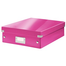 Leitz Click & Store Organisationsbox Mittel, Pink