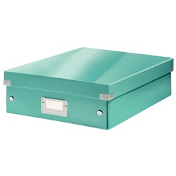 Leitz Click & Store Organisationsbox Mittel, Eisblau