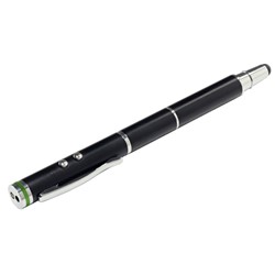 Leitz Complete 4 in 1 Stylus für Touchscreen Geräte, Schwarz