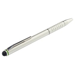 Leitz Complete 2 in 1 Stylus für Touchscreen Geräte, Silber