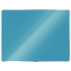 Leitz Cosy Whiteboard aus Glas, 40 x 60 cm, Blau