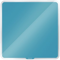 Leitz Cosy Whiteboard aus Glas, 45 x 45 cm, Blau