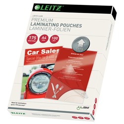 Leitz iLAM UDT Heißlaminierfolien A4, 175 mic, Glasklar