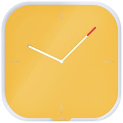 Leitz Cosy Wanduhr, Gelb