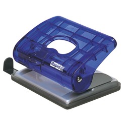 Rapid Economy Tischlocher EC20, Blau Transparent