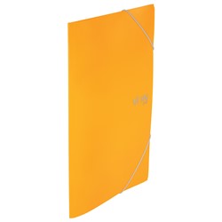 VON Leitz Eckspannermappe A4 mit elastischen Eckbändern, PP, gelb