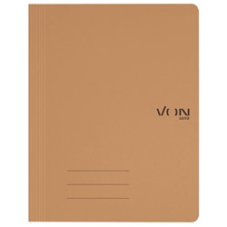 VON Leitz Schnellhefter A4, Karton, braun