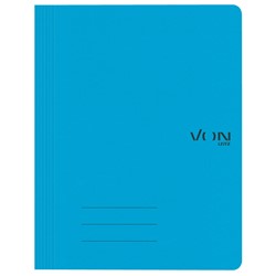 VON Leitz Schnellhefter A4, Recyclingkarton, blau