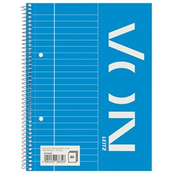 VON Leitz Collegeblock A5 liniert, 80 Blatt, blau