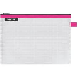 Leitz WOW Traveller Zip-Beutel wasserabweisend M, Pink