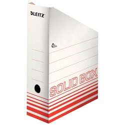 Leitz Solid Box Archiv Stehsammler, Hellrot