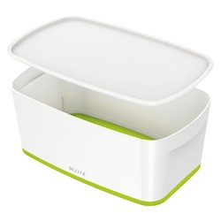 Leitz MyBox® Aufbewahrungsbox Klein mit Deckel, Apfelgrün