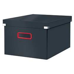 Leitz Click & Store Cosy Aufbewahrungs- und Transportbox Mittel (Für A4), Samtgrau