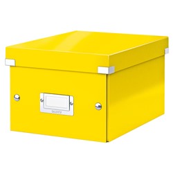 Leitz Click & Store Aufbewahrungs- und Transportbox Klein (Für A5), Gelb