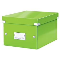 Leitz Click & Store Aufbewahrungs- und Transportbox Klein (Für A5), Apfelgrün