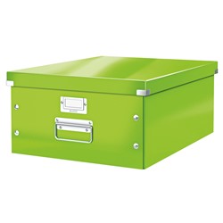 Leitz Click & Store Aufbewahrungs- und Transportbox Groß (Für A3), Apfelgrün